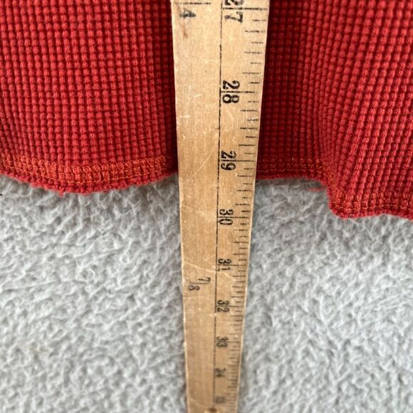 Nat Nast Shirt Mens Long Sleeve Waffle Knit Thermal Pullover Chili Pepper XL - Picture 8 of 11